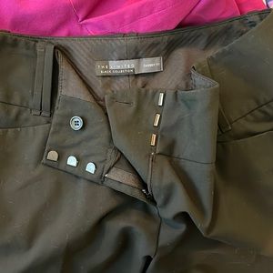 The Limited black collection work trousers